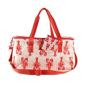 Vera Bradley Lobster Print Insulated Family Cooler Bag NWT Beach Picnic Travel